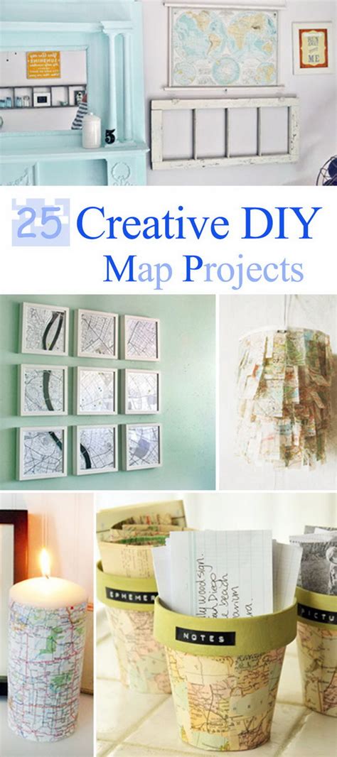 25 Creative Diy Map Projects 2023
