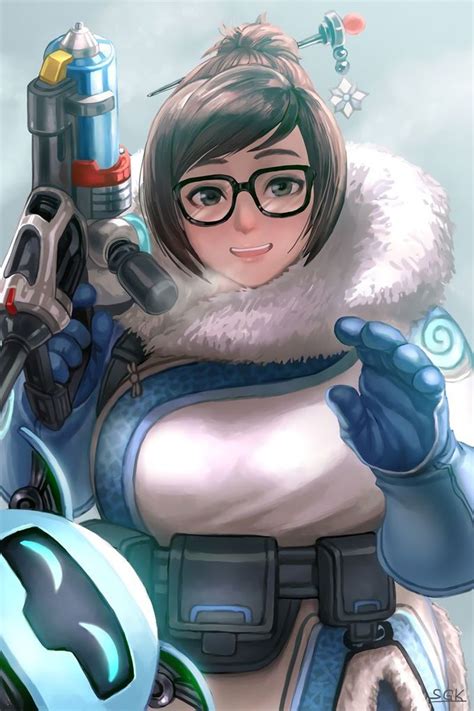 Overwatch Mei By Sgk Overwatch Mei Overwatch Fan Art Overwatch