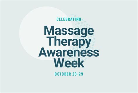 Massagoca Celebrating Massage Therapy Awareness Week