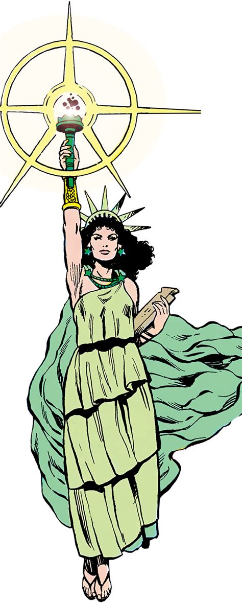 Lady Liberty Dc Comics Outsiders Character Force Of July
