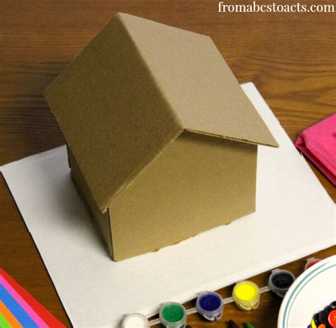 Invitation To Create Cardboard Gingerbread House From
