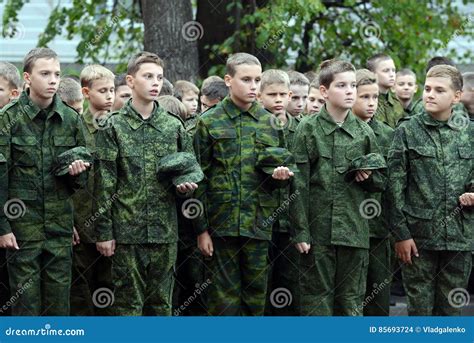 the cadets of the first moscow cadet corps editorial stock image image of protective soldier