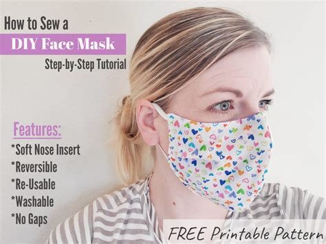 Diy Face Mask Tutorial And Pattern