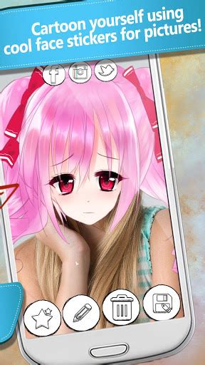 دانلود برنامه Anime Manga Face Maker برای اندروید مایکت