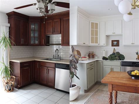 15 Diy Kitchen Cabinet Makeovers Before After Photos Of