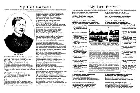 My Last Farewell The Last Poem Of Rizal Sining Factory Vrogue