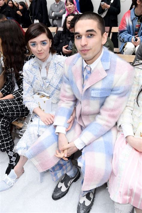 Maisie Williams And Boyfriend Reuben Selby Rock Matching Pastel Suits