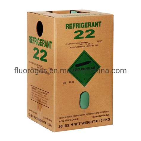 Refrigerant Gas Freon R22 136kg High Quality Purity 999 With Factory