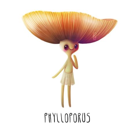Mushrooms Florianne Becker Fantasy Concept Art Cute Paintings