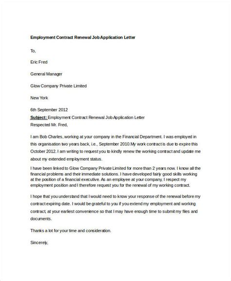 Employment Job Application Application Letter Sample