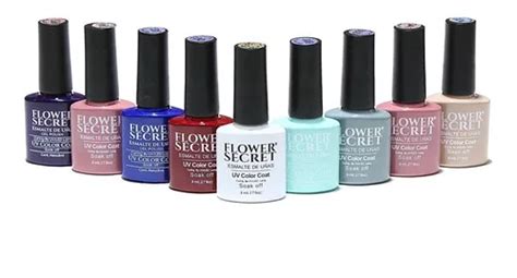 Esmaltes Permanente 8ml Flower Secret Pack 8 Unidades