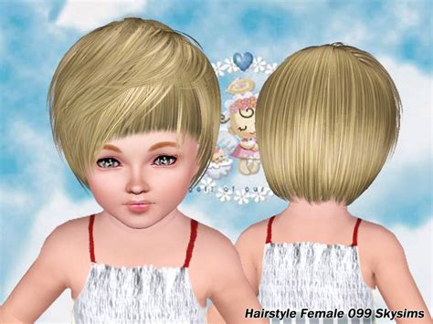 The Sims Resource Skysims Hair Toddler 099