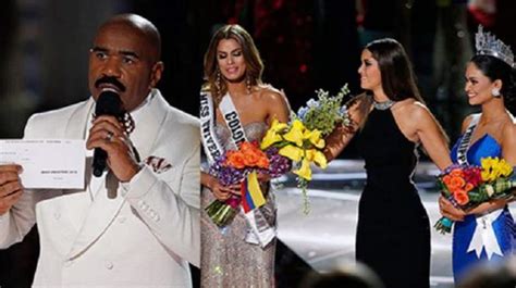 Miss Universe Mistake Watch Steve Harveys Epic Mistake Dbtechno
