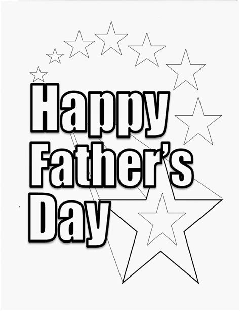 Happy Fathers Day Coloring Pages Free Printables Paper Free Printable Fathers Day Cards To