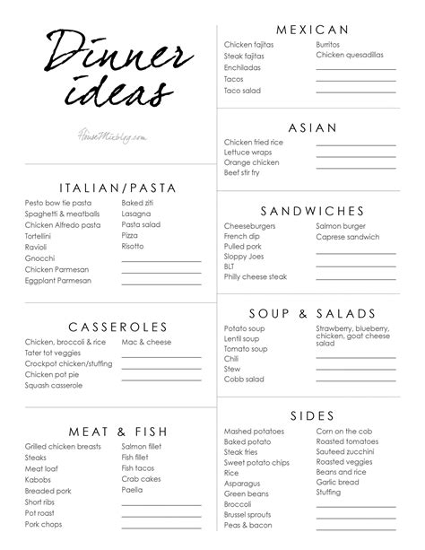 Some will be quick and easy, and others will be more in depth, but without a doubt they are all delicious. 35 Best Family Dinner Menu Ideas - Home, Family, Style and ...