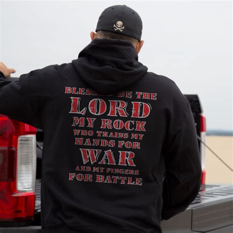 Psalm 144.1 - Hoodie - Pipe Hitters Union