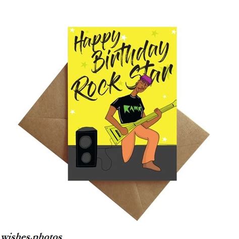 Birthday Wishes For Rockstar With Images Wishesphotos Images And Photos Finder