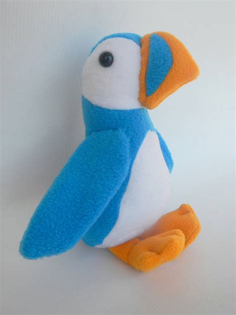 Puffin Sewing Pattern Toy Softie Bird 6 9 Inches Tall Made Etsy