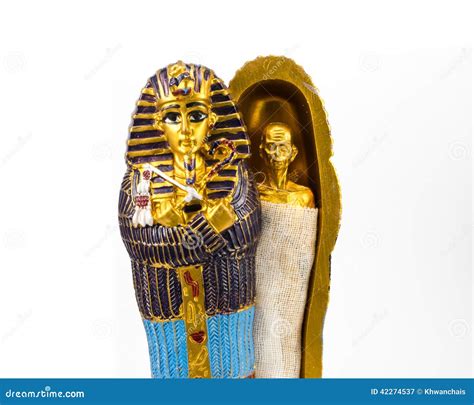 Egyptian Golden Pharaohs Mask Stock Image Image Of Egypt Cleopatra