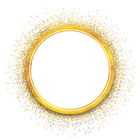Luxury Golden Circle Frame Png Vector Psd And Clipart With Images