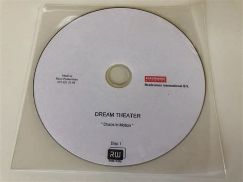 Dream Theater Chaos In Motion 2008 Dvd R Dl Dvdr Discogs
