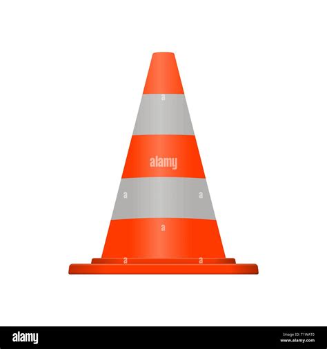 Traffic Cone Vector Road Sign Stock Vector Image And Art Alamy