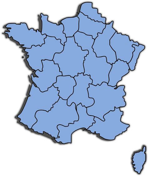 The clip art image is transparent background and png format which can be easily used for any free creative project. France map PNG