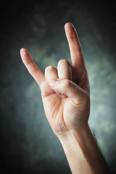 454 Heavy Metal Devil Horns Hand Sign Stock Photos Free And Royalty