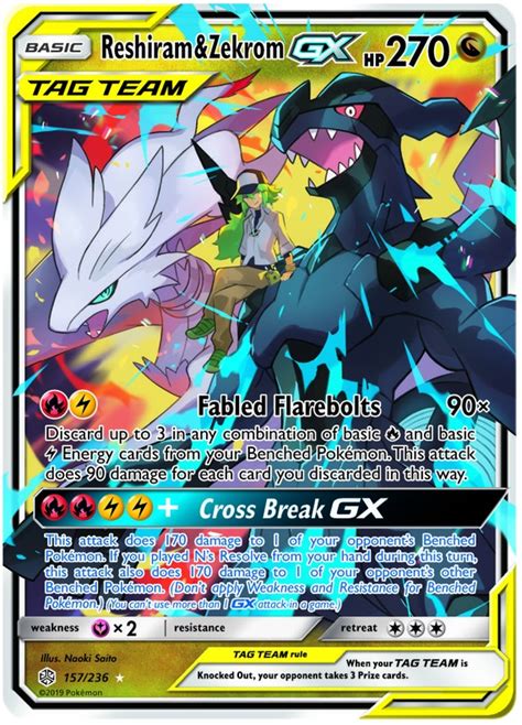 Buy and sell reshiram & zekrom gx (cec 259) singles in europe's largest online marketplace for pokémon. Reshiram & Zekrom Tag Team GX - 157/236 - Ultra Rare ...