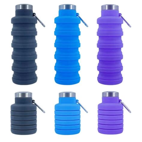 Dropship 500ml Outdoor Retractable Water Bottle Portable Collapsible