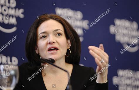 Sheryl Sandberg Chief Operating Officer Facebook Editorial Stock Photo