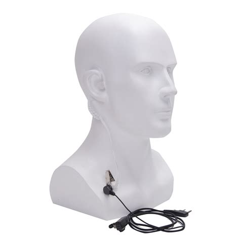 Security Guard Earpieces Police Wired Microphone Ear Hook Handsfree
