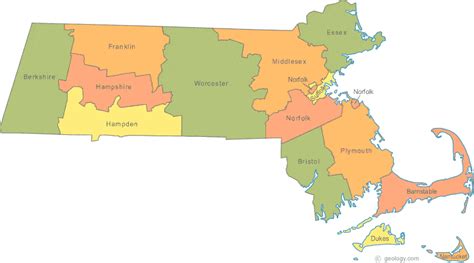 Map Of Massachusetts
