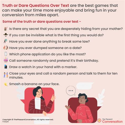 Truth Or Dare Questions Over Text The Master List