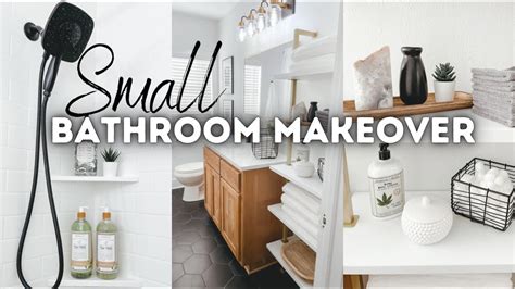 Diy Small Bathroom Makeover On A Budget Small Bathroom Decorating