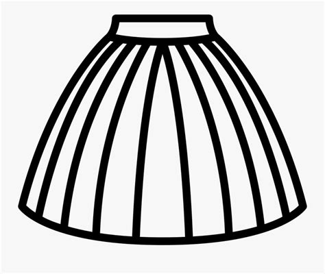 Tulle Skirt Skirts Clipart Black And White Free Transparent Clipart
