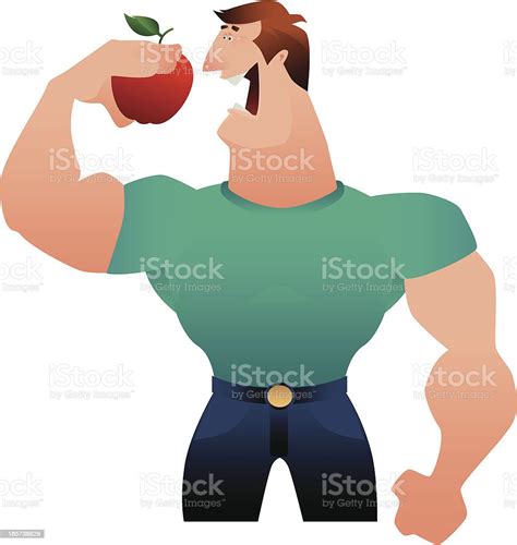 Healthy Muscular Man Stock Illustration Download Image Now Istock