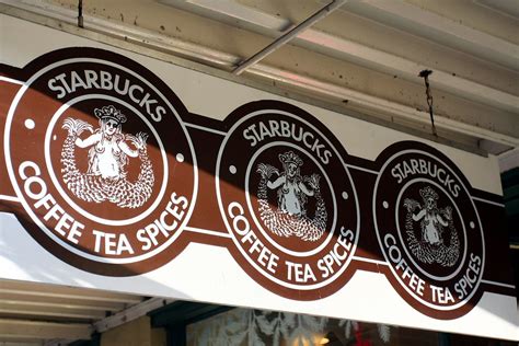 Original Starbucks Great Logo Much Better Than The One Th Flickr