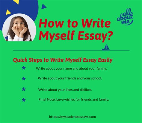 Myself Essay For Kids Class 1 Students