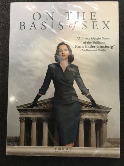 On The Basis Of Sex Dvd New Sealed Ruth Bader Ginsburg Felicity Jones Eur Picclick Fr