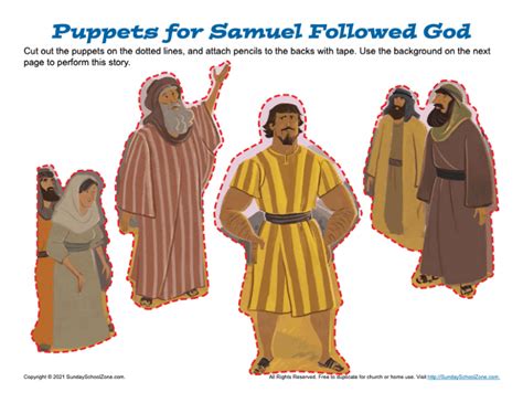 Puppets Bible Lesson Activities For Children