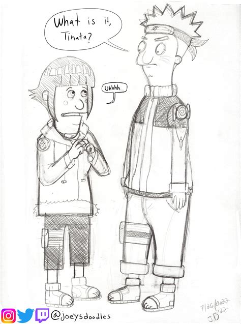Joeys Doodles On Twitter Bobs Burgers Naruto Sketch Bobsburgers