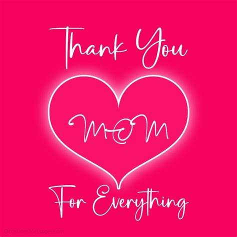 Top Thank You Messages For Mom Occasions Messages