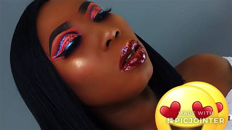 Double Glitter Cut Crease Makeup Tutorial Youtube