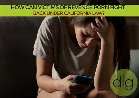 how can victims of revenge porn fight back under california law