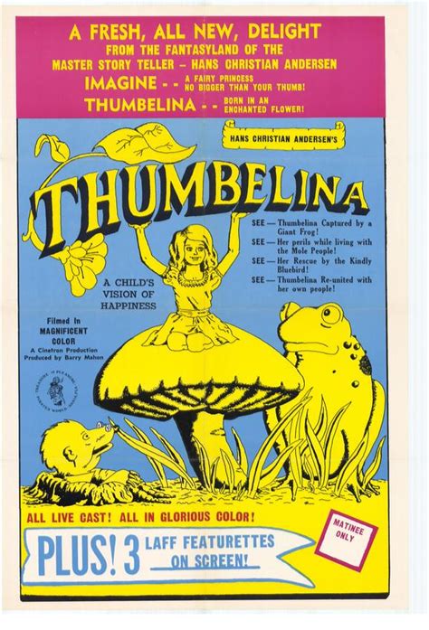 Thumbelina Movie Posters From Movie Poster Shop