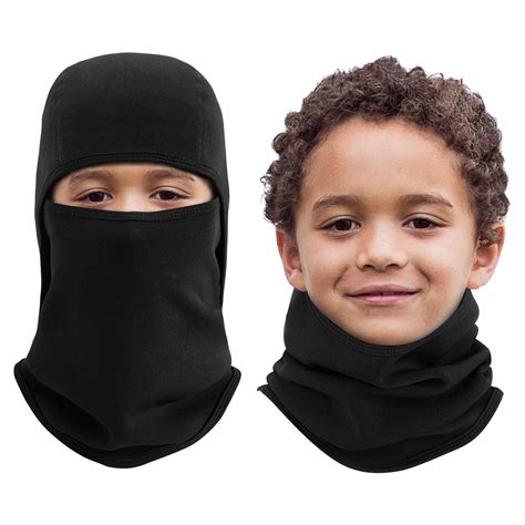 Kids Face Masks Youth Balaclava Windproof Ski For Cold Weather Neck