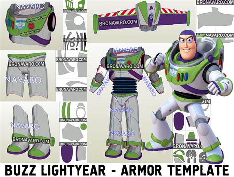 Buzz Lightyear Armor Pepakura Template By Bro Navaro On Deviantart