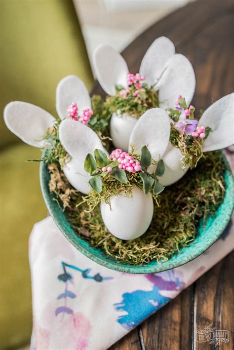 Make Easter Bunny Eggs With Tiny Floral Crowns Of Course The Diy