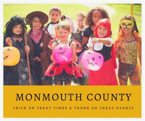 Monmouth County Trick Or Treating 2023